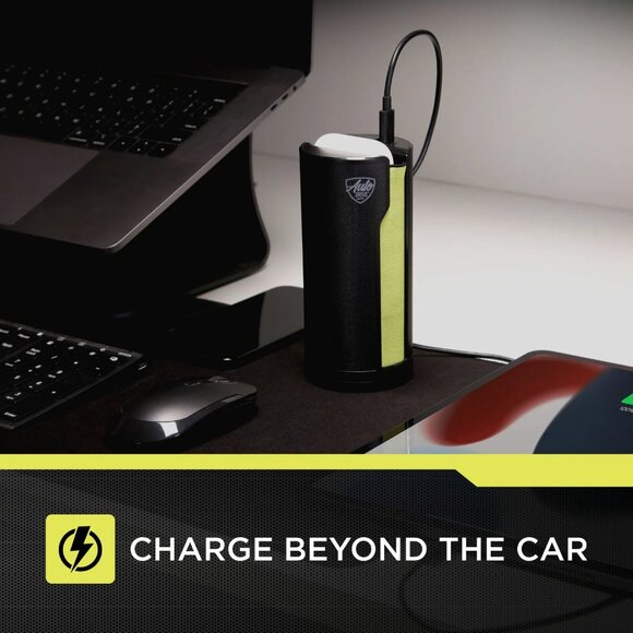 Auto Drive Qi Wireless Cup Holder Power Bank Universal Fit - New Sealed in Box - Picture 5 of 8